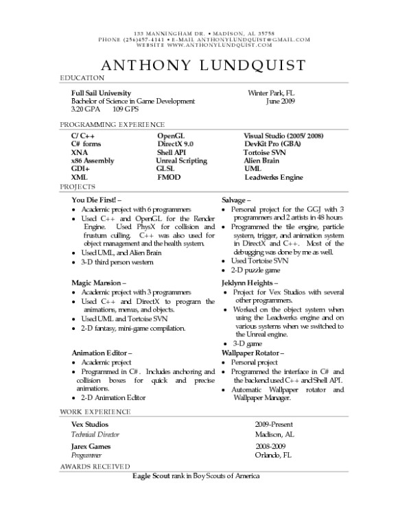 Resume